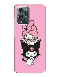 Чехол для ZTE Blade V40 Pro с картинкой «My Melody и Kuromi»