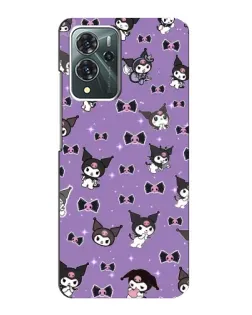 Чехол для ZTE Blade V40 Pro с картинкой «Kuromi — паттерн»