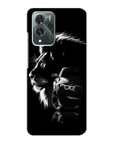 Чехол для ZTE Blade V40 Pro с картинкой «BMW и лев» Чехол для ZTE Blade V40 Pro с картинкой «BMW и лев»
