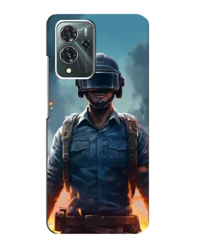 Чехол для ZTE Blade V40 Pro с картинкой «PUBG — реалистичный герой»