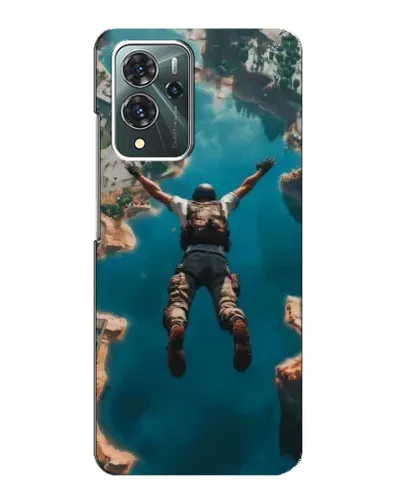 Чехол для ZTE Blade V40 Pro с картинкой «PUBG — свободное падение»