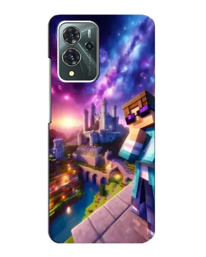 Чехол для ZTE Blade V40 Pro с картинкой «Стив и космос» Чехол для ZTE Blade V40 Pro с картинкой «Стив и космос»
