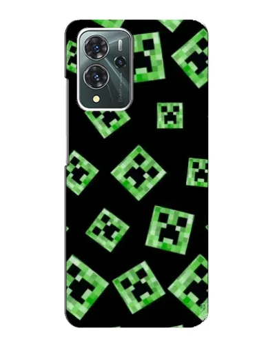 Чехол для ZTE Blade V40 Pro с картинкой «Паттерн с криперами» Чехол для ZTE Blade V40 Pro с картинкой «Паттерн с криперами»