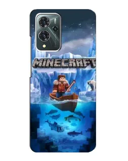 Чохол для ZTE Blade V40 Pro з картинкою «Minecraft льодянийсвіт»