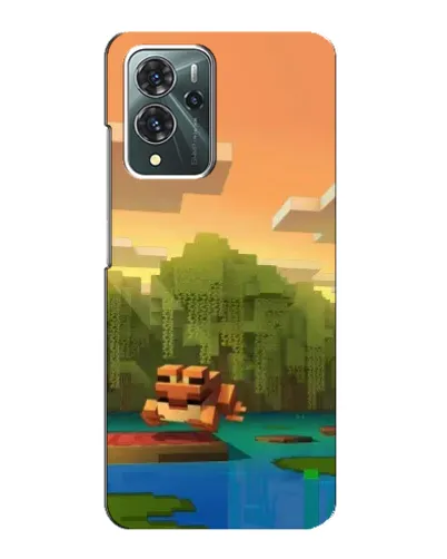 Чехол для ZTE Blade V40 Pro с картинкой «Майнкрафт закат солнца» Чехол для ZTE Blade V40 Pro с картинкой «Майнкрафт закат солнца»