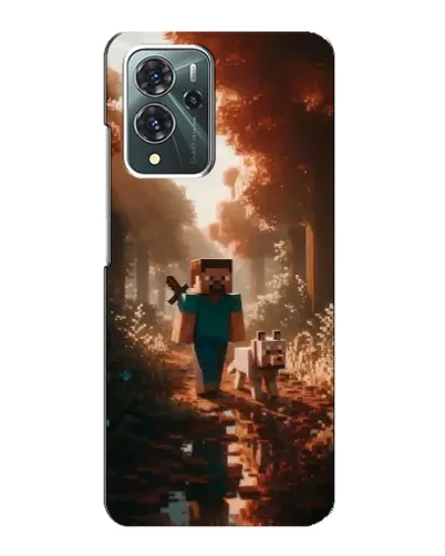 Чехол для ZTE Blade V40 Pro с картинкой «Стив в лесу» Чехол для ZTE Blade V40 Pro с картинкой «Стив в лесу»