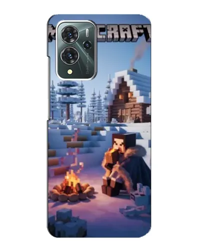 Чехол для ZTE Blade V40 Pro с картинкой «Зимний Minecraft» Чехол для ZTE Blade V40 Pro с картинкой «Зимний Minecraft»