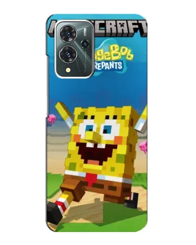 Чехол для ZTE Blade V40 Pro с картинкой «Губка Боб Minecraft» Чехол для ZTE Blade V40 Pro с картинкой «Губка Боб Minecraft»