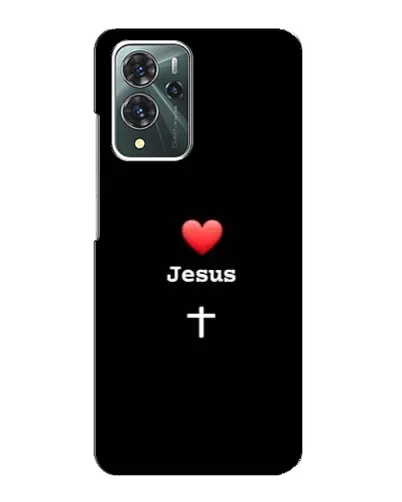 Чехол для ZTE Blade V40 Pro с картинкой «Сердце - Jesus» Чехол для ZTE Blade V40 Pro с картинкой «Сердце - Jesus»