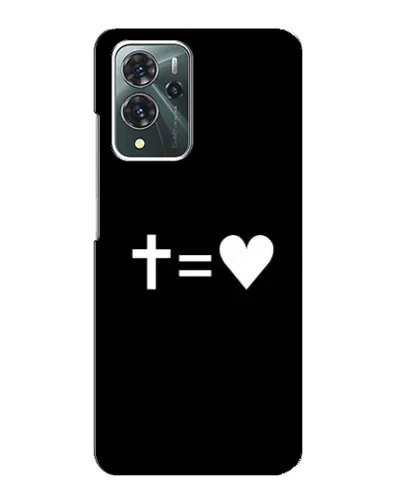 Чехол для ZTE Blade V40 Pro с картинкой «Крест и Сердце» Чехол для ZTE Blade V40 Pro с картинкой «Крест и Сердце»