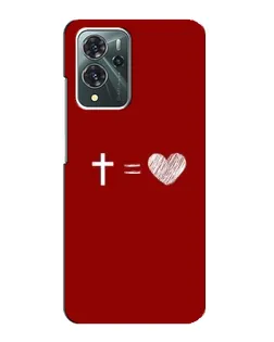 Чехол для ZTE Blade V40 Pro с картинкой «Уравнение любви»