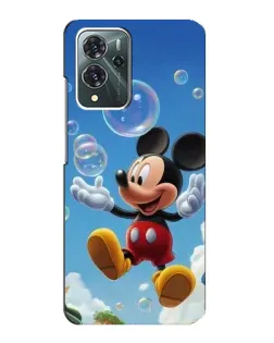 Чехол для ZTE Blade V40 Pro с картинкой «Mickey и мыльные пузыри»