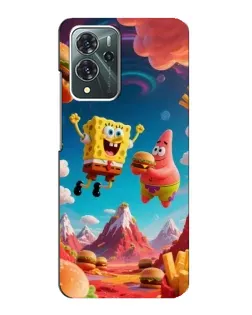 Чехол для ZTE Blade V40 Pro с картинкой «Космический фастфуд»