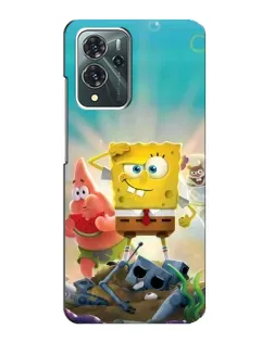 Чехол для ZTE Blade V40 Pro с картинкой «Спанч Боб победитель»