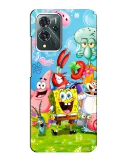 Чехол для ZTE Blade V40 Pro с картинкой «Губка Боб и друзья»