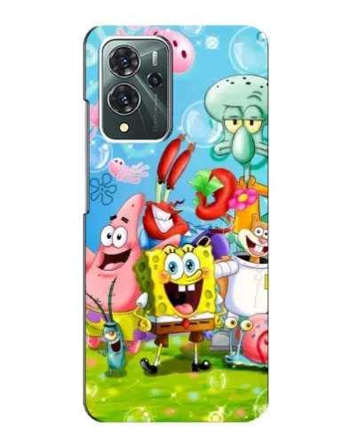 Чехол для ZTE Blade V40 Pro с картинкой «Губка Боб и друзья» Чехол для ZTE Blade V40 Pro с картинкой «Губка Боб и друзья»