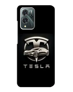 Чехол для ZTE Blade V40 Pro с картинкой «Tesla — серебристое авто» Чехол для ZTE Blade V40 Pro с картинкой «Tesla — серебристое авто»