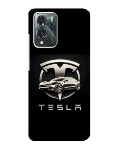 Чехол для ZTE Blade V40 Pro с картинкой «Tesla — серебристое авто» Чехол для ZTE Blade V40 Pro с картинкой «Tesla — серебристое авто»