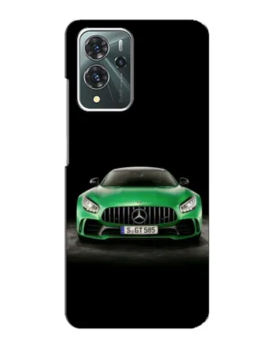 Чехол для ZTE Blade V40 Pro с картинкой «Mercedes — неоновый лого»