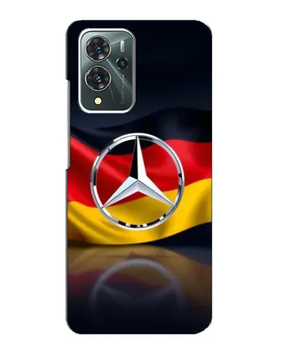 Чехол для ZTE Blade V40 Pro с картинкой «Mercedes — флаг Германии»