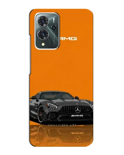 Чехол для ZTE Blade V40 Pro с картинкой «Оранжевый Mercedes AMG»