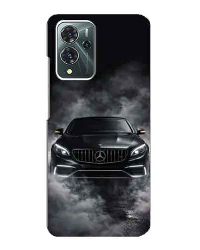 Чехол для ZTE Blade V40 Pro с картинкой «Mercedes в дыму»