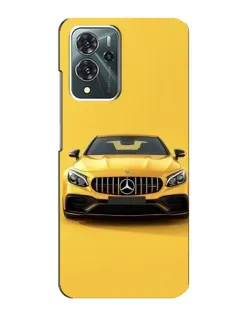 Чехол для ZTE Blade V40 Pro с картинкой «Желтый Mercedes GT»
