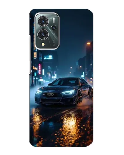 Чехол для ZTE Blade V40 Pro с картинкой «Ночной город и Audi» Чехол для ZTE Blade V40 Pro с картинкой «Ночной город и Audi»