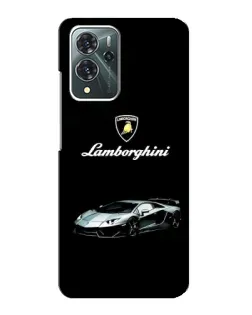 Чехол для ZTE Blade V40 Pro с картинкой «Логотип Lamborghini классика»
