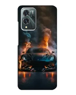 Чехол для ZTE Blade V40 Pro с картинкой «Lamborghini дымная эстетика»