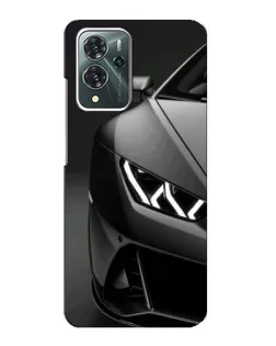 Чехол для ZTE Blade V40 Pro с картинкой «Lamborghini фары детализация»