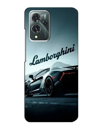 Чехол для ZTE Blade V40 Pro с картинкой «Классическая надпись Lamborghini»