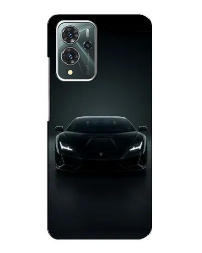 Чехол для ZTE Blade V40 Pro с картинкой «Черный Lamborghini Aventador»