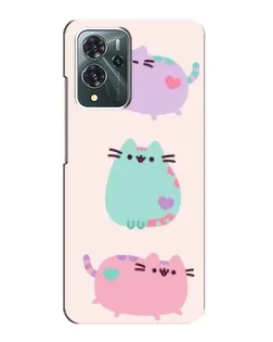 Чохол для ZTE Blade V40 Pro з картинкою «Pusheen тріо» Чохол для ZTE Blade V40 Pro з картинкою «Pusheen тріо»