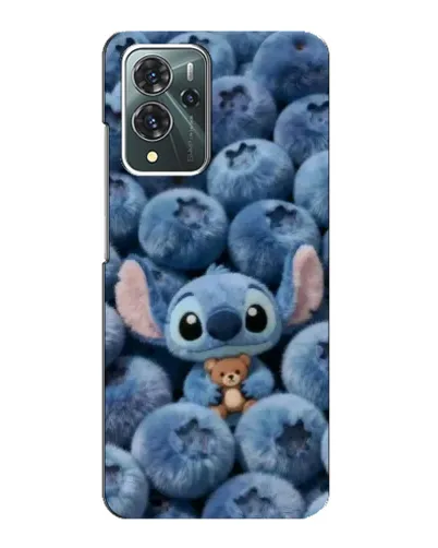 Чехол для ZTE Blade V40 Pro с картинкой «Стич и голубика» Чехол для ZTE Blade V40 Pro с картинкой «Стич и голубика»