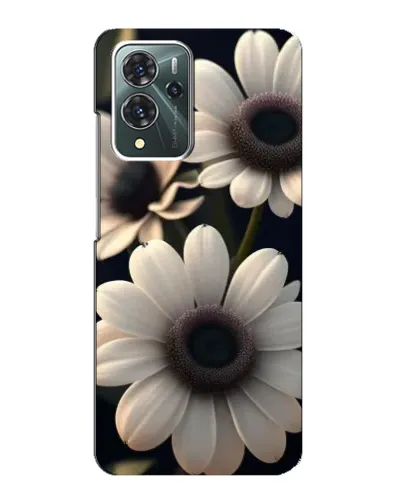 Чехол для ZTE Blade V40 Pro с картинкой «Белые маргаритки макро»