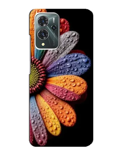 Чехол для ZTE Blade V40 Pro с картинкой «Радужный цветок»