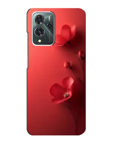 Чехол для ZTE Blade V40 Pro с картинкой «Маковые соцветия»
