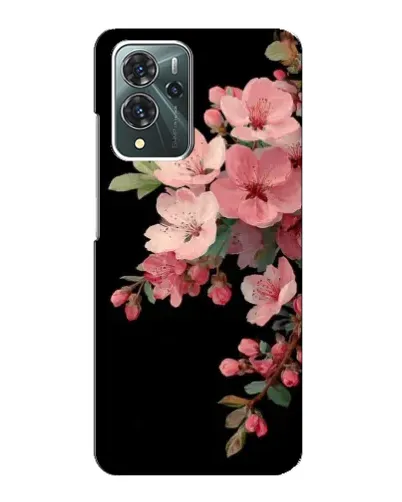 Чехол для ZTE Blade V40 Pro с картинкой «Розовая ветка сакуры»
