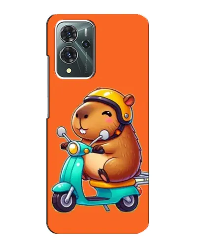Чехол для ZTE Blade V40 Pro с картинкой «Капибара на скутере» Чехол для ZTE Blade V40 Pro с картинкой «Капибара на скутере»