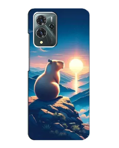 Чехол для ZTE Blade V40 Pro с картинкой «Закат солнца с капибарой» Чехол для ZTE Blade V40 Pro с картинкой «Закат солнца с капибарой»