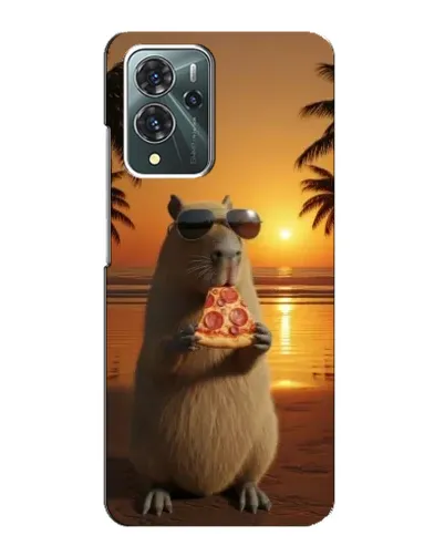 Чехол для ZTE Blade V40 Pro с картинкой «Капибара с пиццей» Чехол для ZTE Blade V40 Pro с картинкой «Капибара с пиццей»