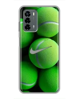 Чехол для Blade V40 Vita с картинкой «Теннисные мячи Найк» Чехол для Blade V40 Vita с картинкой «Теннисные мячи Найк»