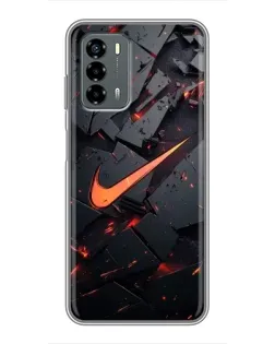 Чехол для Blade V40 Vita с картинкой «Nike — эффект разломов» Чехол для Blade V40 Vita с картинкой «Nike — эффект разломов»
