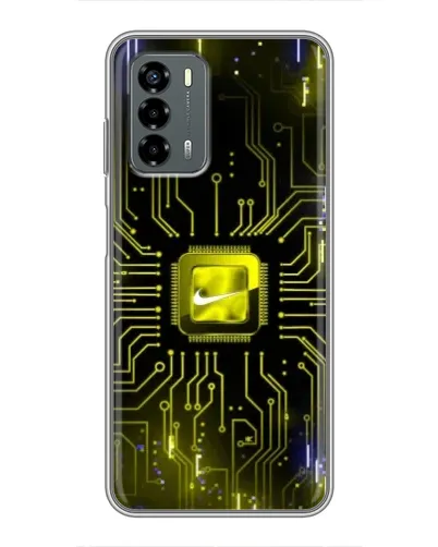 Чехол для Blade V40 Vita с картинкой «Nike — золотая искра»