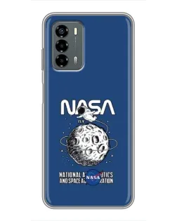 Чехол для Blade V40 Vita с картинкой «NASA — лунная миссия» Чехол для Blade V40 Vita с картинкой «NASA — лунная миссия»