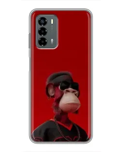 Чехол для Blade V40 Vita с картинкой «Bored Ape в красном» Чехол для Blade V40 Vita с картинкой «Bored Ape в красном»