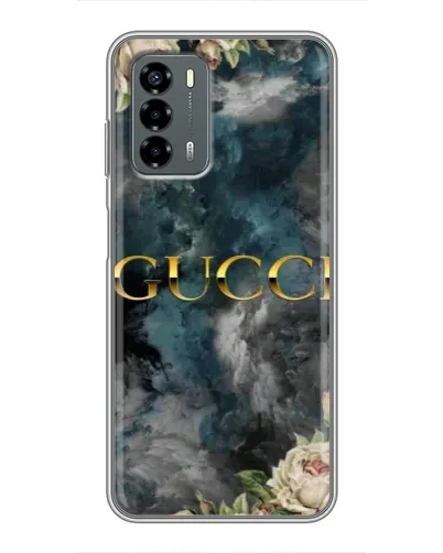 Чехол для Blade V40 Vita с картинкой «Абстрактные цветы Gucci» Чехол для Blade V40 Vita с картинкой «Абстрактные цветы Gucci»