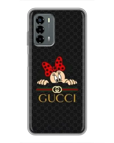 Чехол для Blade V40 Vita с картинкой «Минни Маус Gucci — черный»