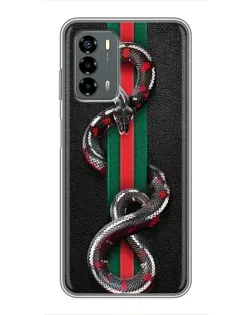 Чехол для Blade V40 Vita с картинкой «Gucci — змея на полосе» Чехол для Blade V40 Vita с картинкой «Gucci — змея на полосе»